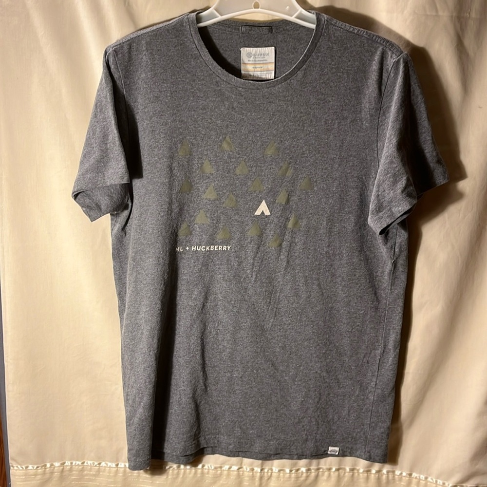 Marine Layer Re-Spun Huckberry Tee in Heather Gray, Size Medium